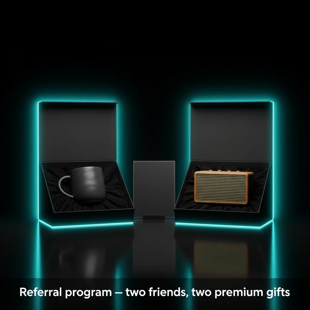 Estrategia 05: Referidos con Merch Premium