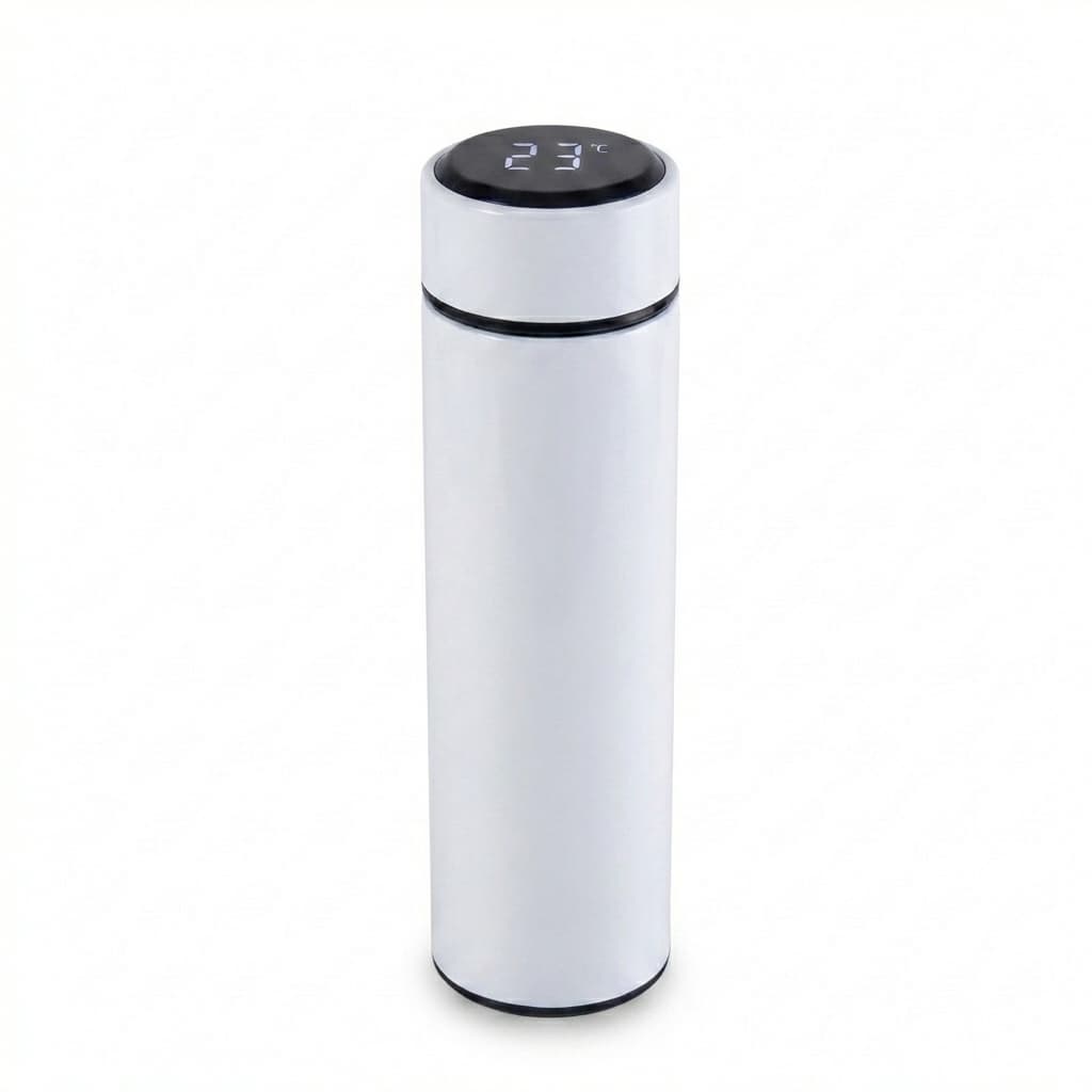 Botella Metalica Con Display De Temperatura Smart LED - 5