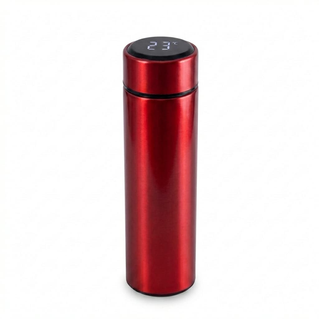 Botella Metalica Con Display De Temperatura Smart LED - 3