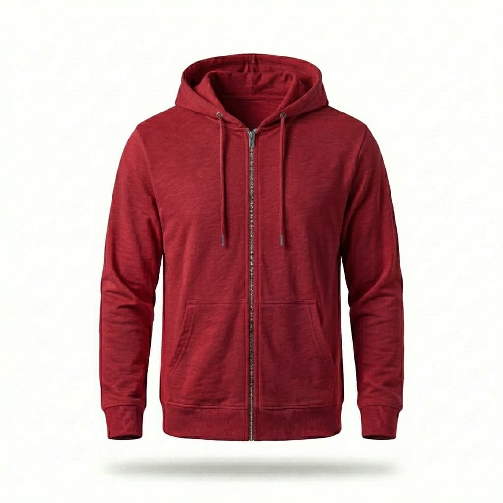 Hoodie Casual Con Zipper - 4