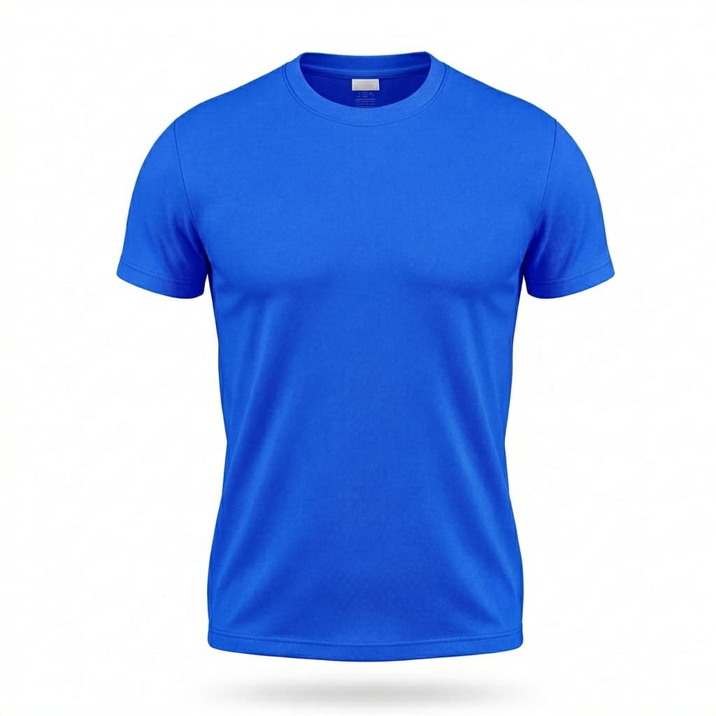 Camisetas En Cuello Redondo Poli-algodón - 10