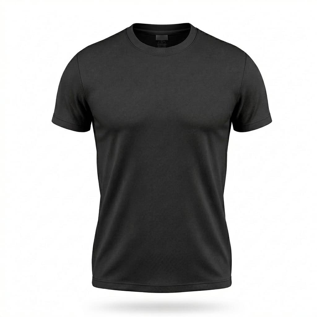 Camisetas En Cuello Redondo Poli-algodón - 12
